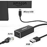Fire TV Ethernet Adapter, Belker Fire Stick Ethernet Adapter/Micro USB to Rj45 Ethernet Adapter, USB to Rj45 Cable for Fire TV Stick (2ND Gen), All-New Fire TV (2017), Chromecast Ultra/2/1/Audio Etc