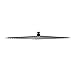 Hiendure Rain Shower Head, 16 Inch High Pressure Stainless Steel Rainfall Shower Head Square Waterfall Bath Shower with Silicone Nozzle and Adjustable Metal Swivel Ball Joint, Black