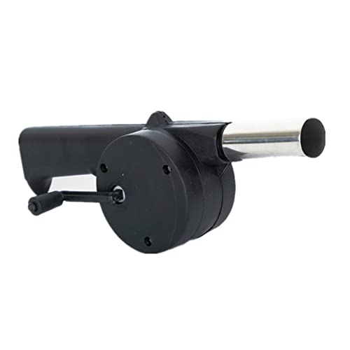 Small Manual Air Blower Hand Crank BBQ Fan Portable Barbecue Air Blower