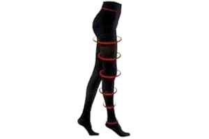 BriteLeafs Opaque Compression Stockings Pantyhose Therapeutic Firm Support 20-30 mmHg - Gradient Compression, Professional Grade, Closed Toe (XXX-Large, Black)