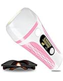 Trunple IPL Hair Removal System with Goggles - Professional Painless IPL Hair Removal Device for Women - 500,000 Flashes, 5 Level Adjustment, Manual/Auto Settings Home Use (Pink)