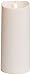 Darice 30017393 Luminara Flameless Candle, Unscented Outdoor Pillar Candle, 9 In, Ivory/Cream (Pack of 1)