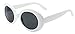 elope MOD Style Oval Glasses White