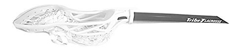 image for Tribe7 Lacrosse Sting7 White Lacrosse Stick-Black Shaft