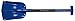 Lifeline Aluminum Sport Utility Shovel, 3 Piece Collapsible Design, Perfect Snow Shovel for Car, Camping and Other Outdoor Activities, Blue