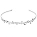 CJESLNA Bridal Bridesmaid Flower Girl Branch Headband Wedding Tiara