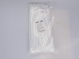 Oksdown 100 Pack White Cable Ties 250mm 3.6mm Nylon Self Locking view 2