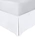 Utopia Bedding King Bed Skirt,16 Inch Drop (White) primary