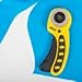 Crafty Cutter Sewing Fabric Cutter Quilting Tools for Sewing Fabric Crochet 45mm | New Safety Handle | Quilters Will Find as The Perfect Quilting Tool | Rotary Roller Fabric Cutter