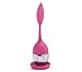 SILICONE TEA INFUSER with Drip Tray and Floating Handle by Teami Blends | Our Best BPA FREE Stainless Steel Ball Infusers for Loose Leaf Teas | Great Strainer as a Gift! (1, Pink)