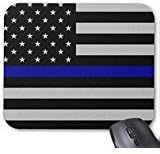 Thin Blue Line Flag Mouse Pad