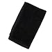 Black Fingertip Towels 100% Cotton - Terry-Velour _4 _ Pack 11