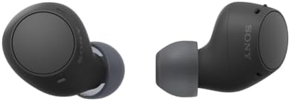 Fones de ouvido sem fio pequenos e leves sony wf-c510, com conexão multiponto, modo de som ambiente, resistência à água ipx4, spotify tap, carregamento rápido, 22 horas de bateria, ios e android - preto
