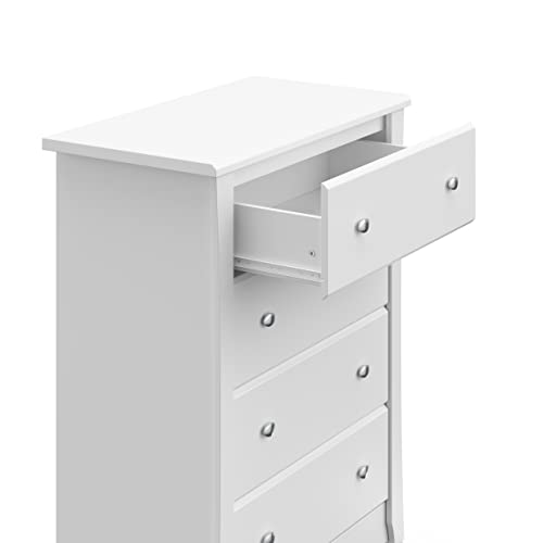 Storkcraft Crescent 4 Drawer Chest (White) GREENGUARD Gold Certified