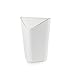 Umbra Corner Waste Can, White