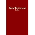 KJV Economy New Testament with Psalms, Burgundy Trade Paper