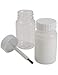 S&S Worldwide Refillable Glue/Paint Bottle with Attached Brush, Holds 2.7 oz. of Liquid (80ml), Resealable Screw-Top Keeps Liquid Fresh, Easily Portion & Dispense Paint or Glue , 3