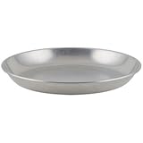 Winco ASFT-20, 250-Ounce Brushed Aluminum Round Serving Seafood Platter Tray
