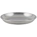 Winco ASFT-20, 250-Ounce Brushed Aluminum Round Serving Seafood Platter Tray