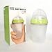 Comotomo Natural Feel 8 Ounce Baby Bottle 3 Pack - Green