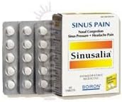 Boiron Sinusalia Sinus Relief Pellets - 2 Tubes/ Pack, 4 Pack