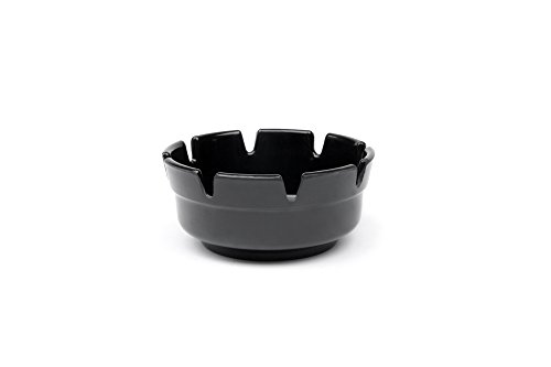 Fox Run 6120 Melamine Ash Tray, 4-Inch, Black