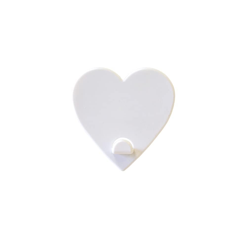 KalaMitica - Hook for Wall Magnetic Board, with Strong Magnet – White Heart — image 1