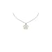 LES POULETTES JEWELS - Silver Pendant Necklace Resin Flower