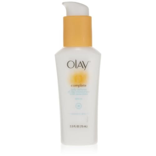 Olay Complete Daily Defense All Day Moisturizer With Sunscreen SPF30 -Sensitive Skin 2.5 Fl Oz (Pack of 2) image