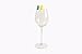 Wine Glass Markers with Colorful and Stylish Design - Set of 6 (Pineapple)
