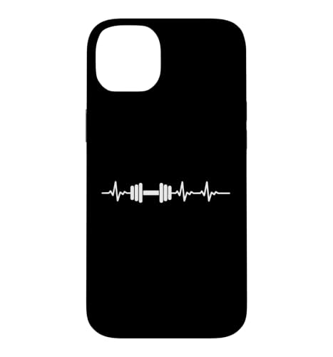 Bodybuilding Barbell Weightlifting Heartbeat Gym Workout Case for iPhone 14 Plus