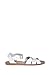 Salt-Water 903-W Flat Sandal - White