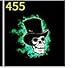 3D Gentleman Skull Auto Sport Car Door Lamp, No Drilling Wireless Magnetic Car Door Step LED Welcome Logo Shadow Ghost Light Laser Projector Lamp- 2 Pcs
