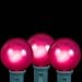 Novelty Lights 25 Pack G40 Pink Outdoor Globe Bulbs, Light Bulbs Glass Incandescent Bulbs with 3000 Hour Lifespan, Globe String Lights Replacement Bulbs