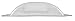Class A Customs Premium Heavy Duty RV Camper Trailer Skylight - 18 x 26 OD / 14 x 22 ID Clear - Install Kit CS