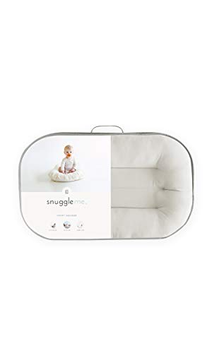 Snuggle Me Organic Lounger + Cover Bundle | Baby Lounger & Infant Floor Seat with Cover | Newborn Essentials | Organic Cotton, Fiberfill | Natural