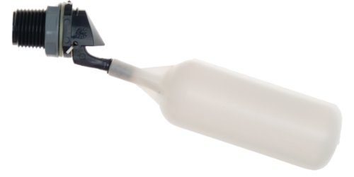 Kerick Valve M052 PVC Mini Float Valve, Tank Mount, Fixed Arm, 1.5 gpm at 60 psi, 1/2" NPT Male