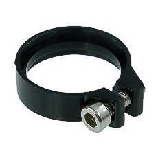 Phobya Hose Clamp with Hexagonal Socket, 16mm to 17mm (5/8"), Black, 4-Pack