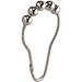 Shower Curtain Hooks Decorative - Squeeze to Open & Close Ring - 12PK - Won't Fall Off the Rod - Rustproof - Free Bathroom and Shower Remodeling Ideas E-book Bonus,
