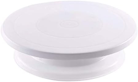 Plastic Cake Turntable Rotating Cake Stand Round DIY Pedestal Swivel Cake Decorating Turntable Useful Baking Pastry Tools