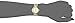 Anne Klein Women's AK/2850JADE Diamond-Accented Gold-Tone Watch and Jade Beaded Bracelet Set
