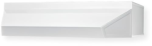 Summit 20” Range Hood Shell Only, Decorative Range Hood Shell, No Electronic Components, Platinum White, Made In The USA