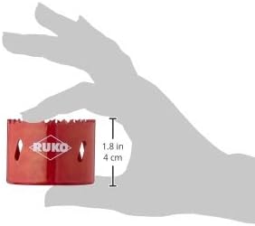 Ruko HSS Bi-Metal Hole Saw with Varied Toothing, Red Finish, 60.0 mm Diameter, R106060 - Image 5
