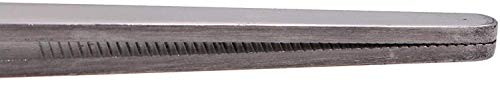 Xelparuc 18.9 Inch Extra Long Stainless Steel Curved Tip Tweezer for Aquarium Fishtank, Reptiles Snakes Lizard, Python