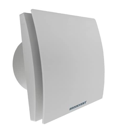 Brookvent Airstream DMEV 150 HT (Continuous Running Extractor Fan with Humidistat Timer), 150mm, white