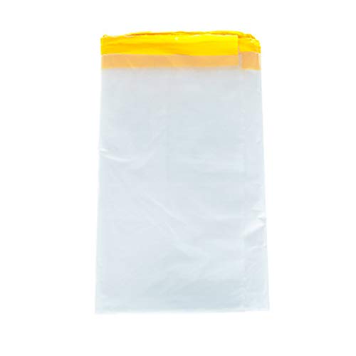 JUFEN 46"/12ft Plastic Drop Cloths Sheet, Waterproof & Dustproof Sofa Storage Covers,Bed Sofa Couch Furniture Protector Cover Shelter For Moving Protection and Long Term Storage (2Pack,Transparent)