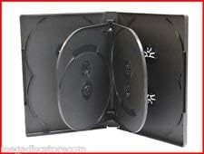 25 x Dragon Trading 6 Disc Black CD DVD BLU RAY Disc Cases 6 Way Case for 6 Discs Of Any Format With 14mm Spine And Outer Sleeve For Artwork Inlay - Image 3
