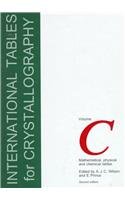 International Tables for Crystallography, Volume C