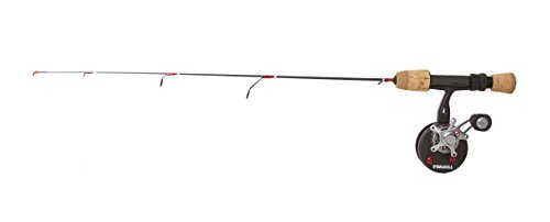 Frabill Straight Line 371 36-Inch L Bro Series Ice Fish Combo, Black