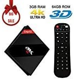 EstgoSZ 3GB 64GB Smart TV Box Android 7.1 OS, Amlogic S912 Octa Core 64 bits with BT 4.1 Dual Band WiFi 2.4G/5.0 GHz 1000M LAN Android TV Box